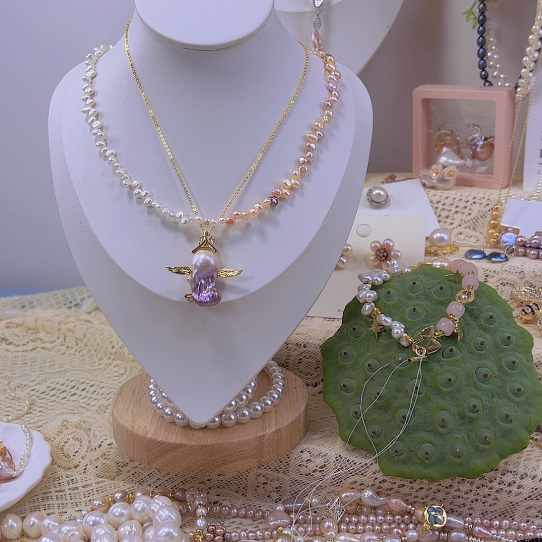 淡水珍珠手绳银S925镶嵌