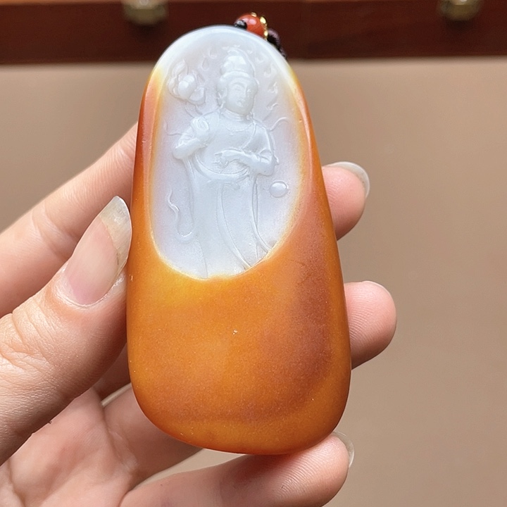 和田玉挂件未镶嵌F