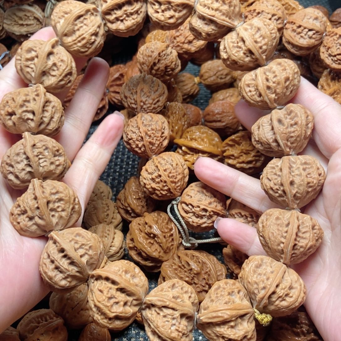 桃核吊坠蝴蝶粗筋手持