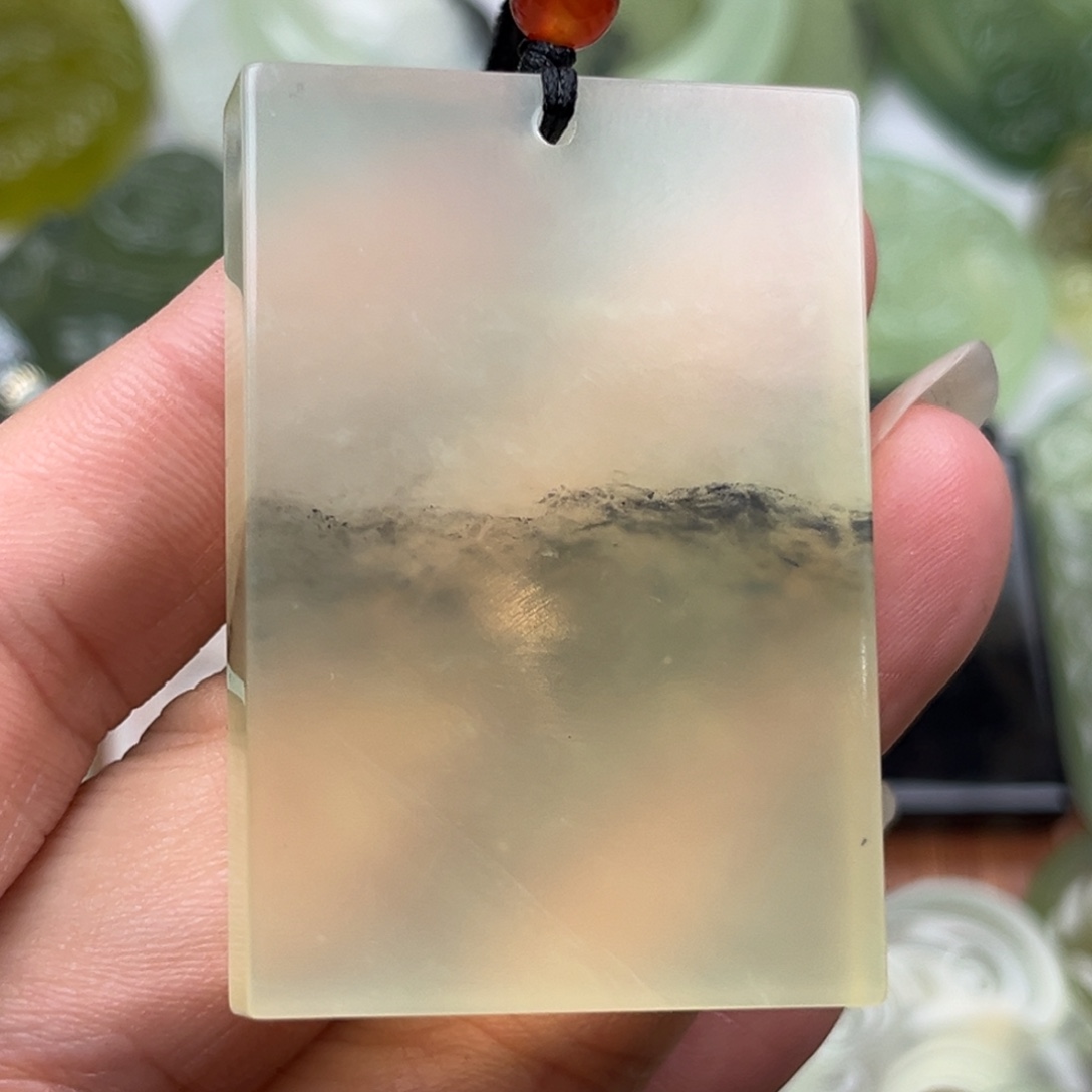 长***长蛇纹石玉未镶嵌其他