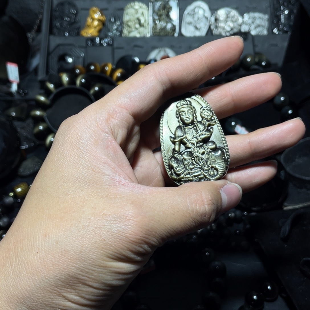 黑曜岩珠宝奇石未镶嵌H***兰