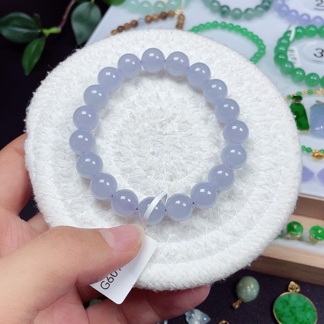 翡翠未镶嵌手链天然缅甸翡翠A货卡10