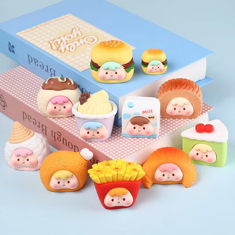 【食完巨无霸】直播拆diy树脂饰品桌面车载挂件摆件