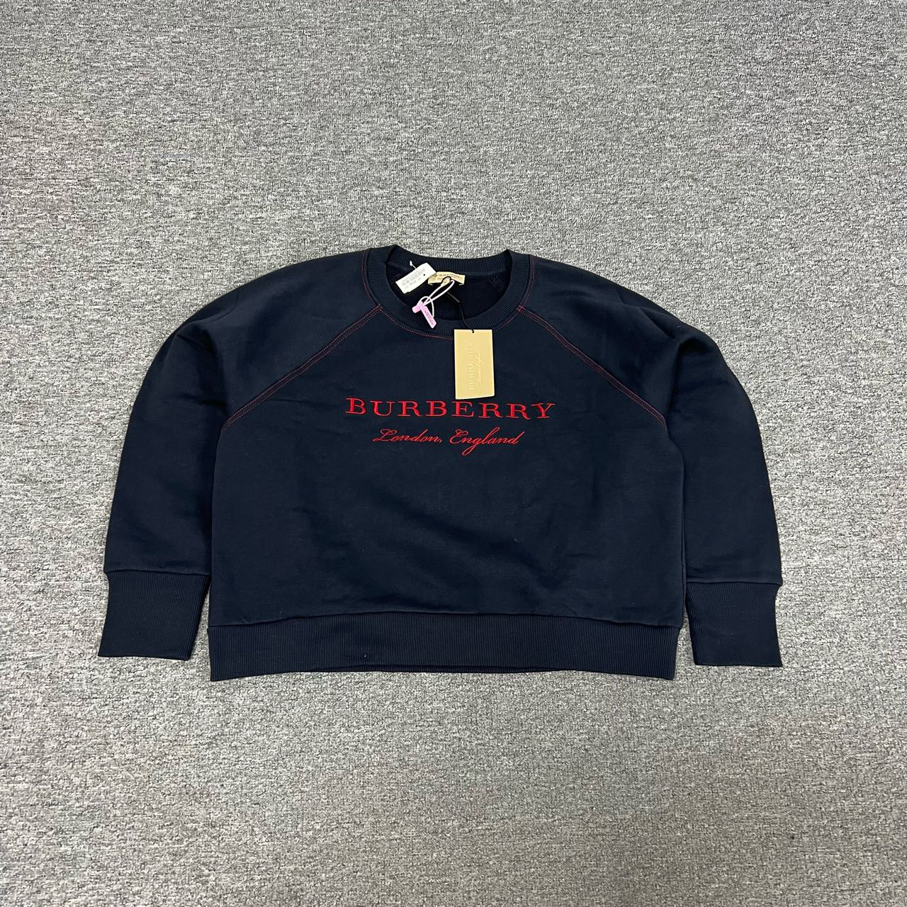 全新未使用 BURBERRY/博柏利 Burberry 圆领卫衣 xl码