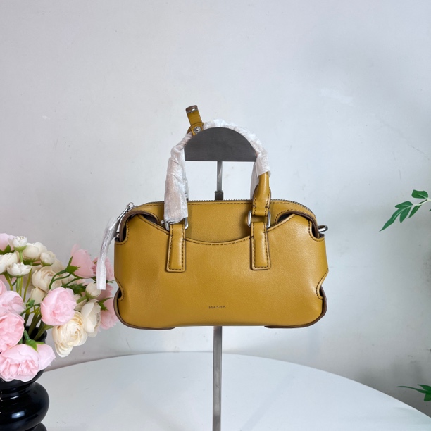 MaSHa柠檬黄休闲百搭设计女款单肩包斜挎包