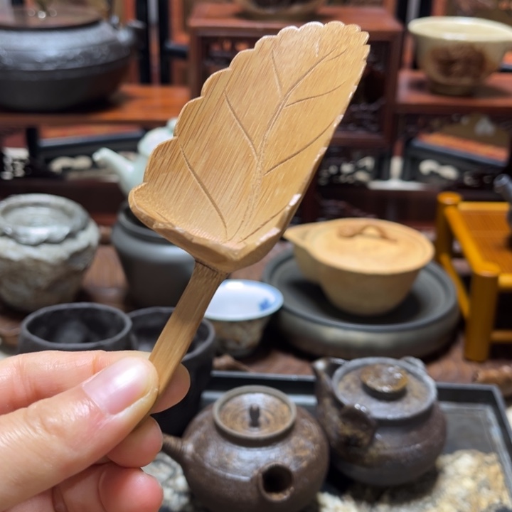 竹子茶则一个一个