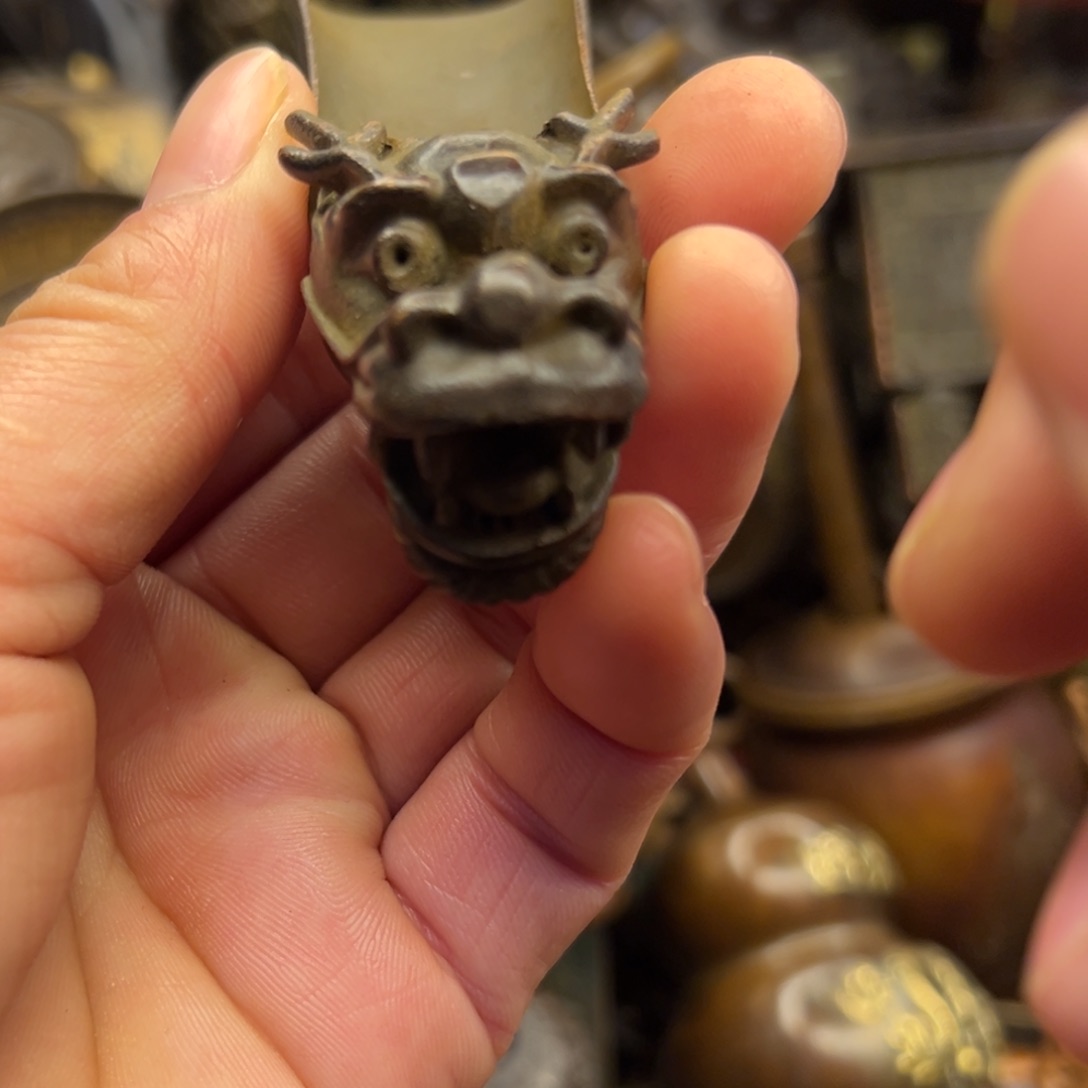 铜摆件欢迎欢迎你