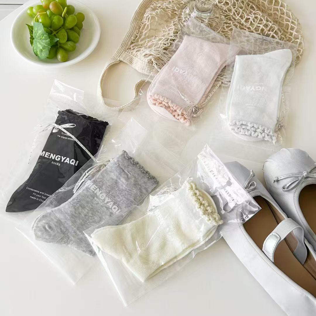 秋冬厚款混套组合系列女中筒袜韩系可爱ins棉袜百搭学院风网红款