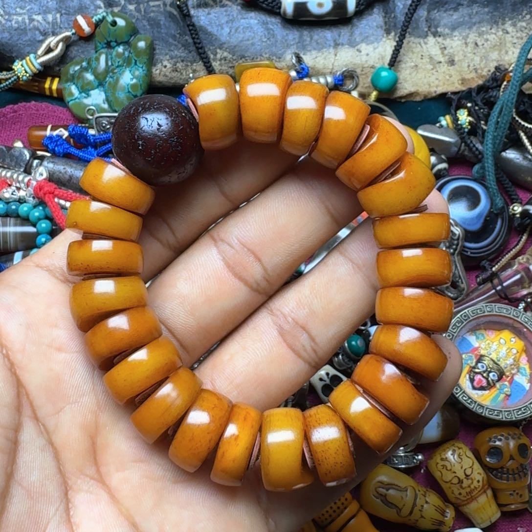 金刚菩提手串牦牛骨44