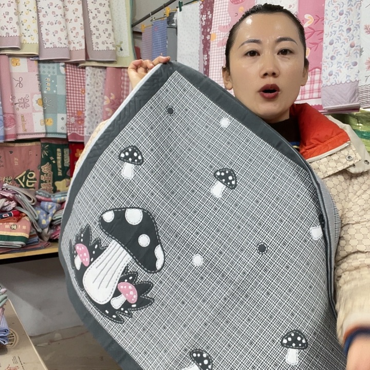 棉特价黑色小蘑菇纯棉