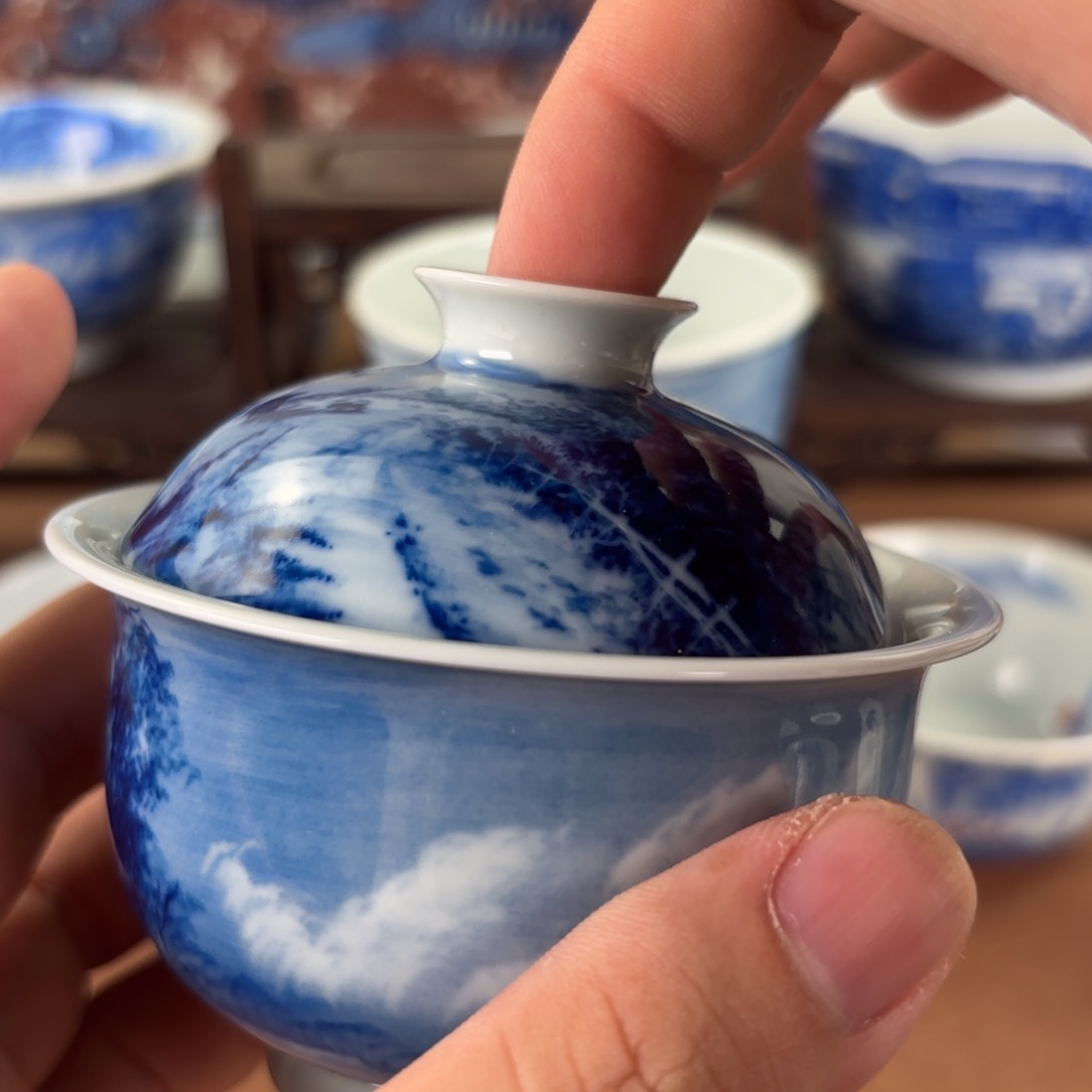 摆件C***记景德镇陶瓷摆件