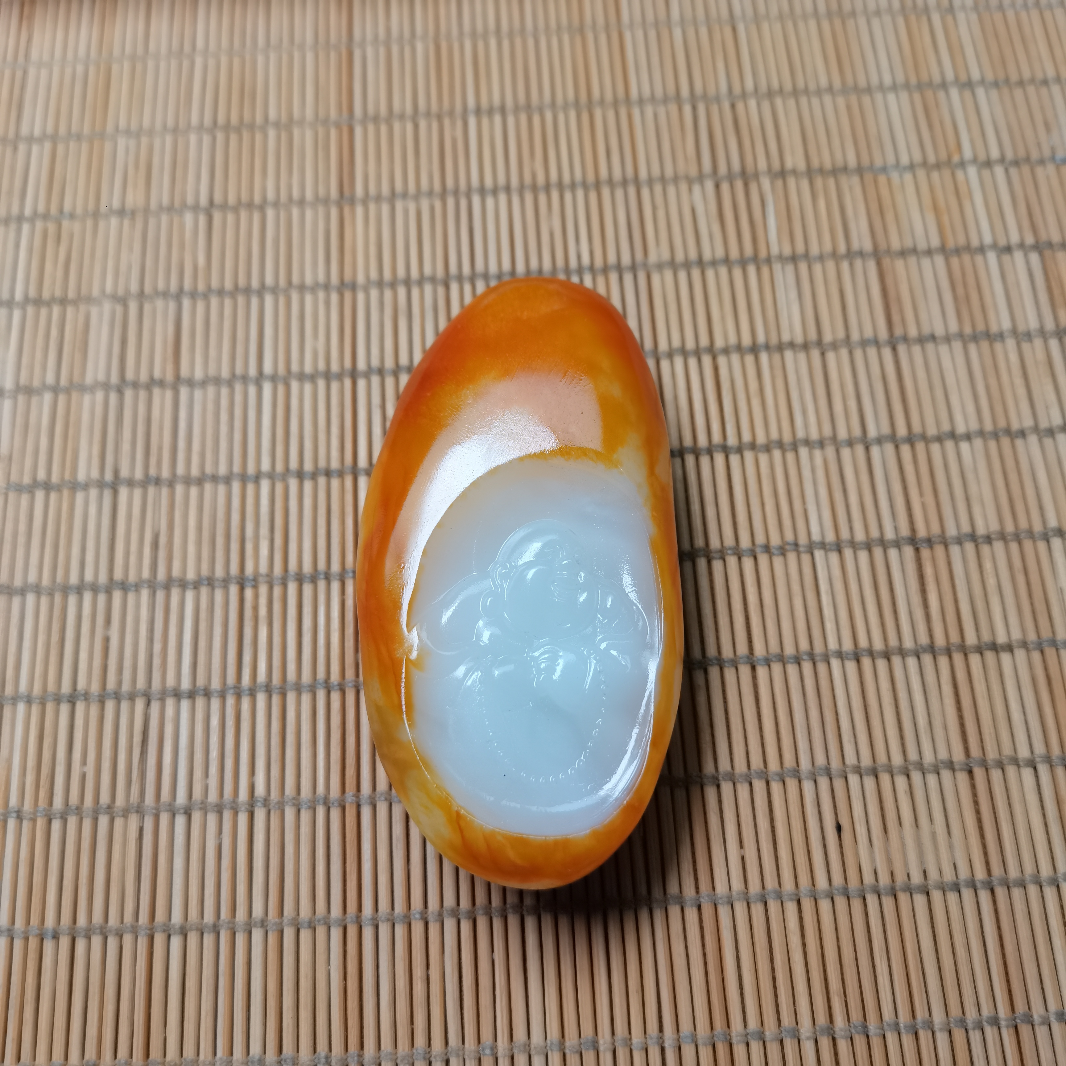 新疆和田玉弥勒佛117克