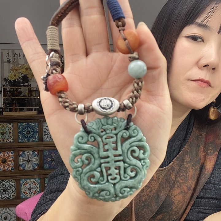 翡翠项链未镶嵌项链