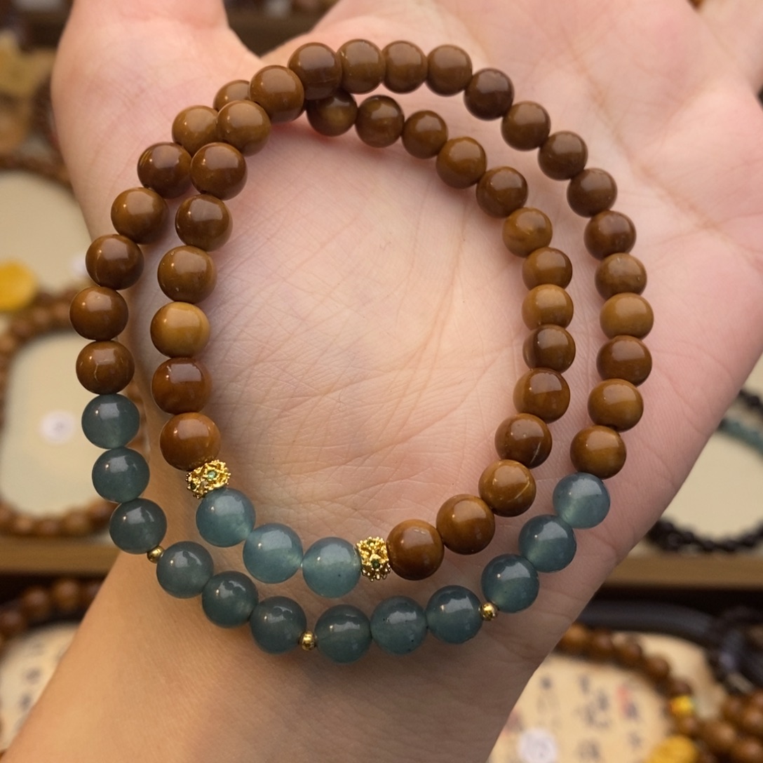 手串库克未镶嵌海蓝06