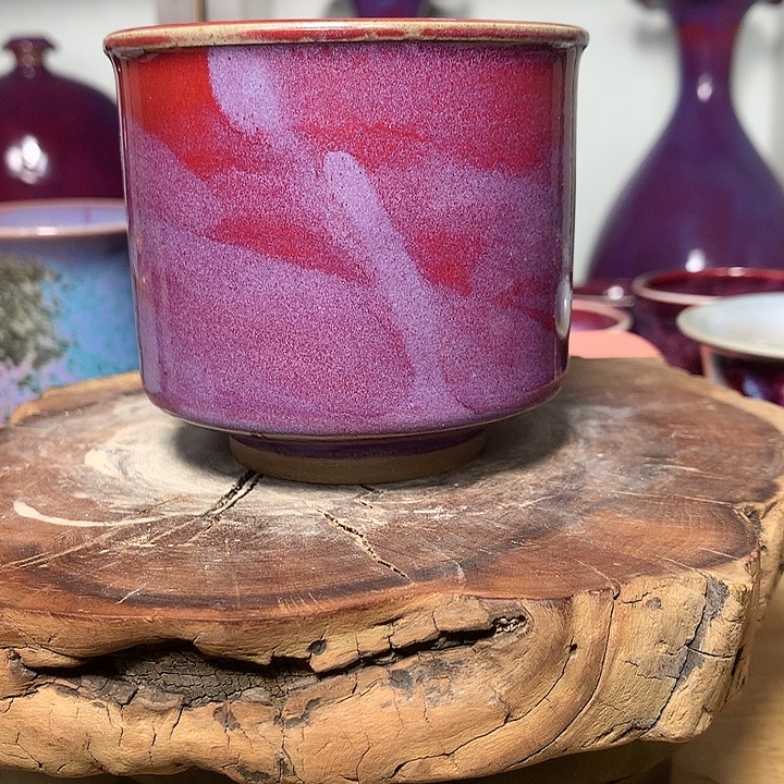 纯手工制作，钧瓷杯子钧瓷杯子