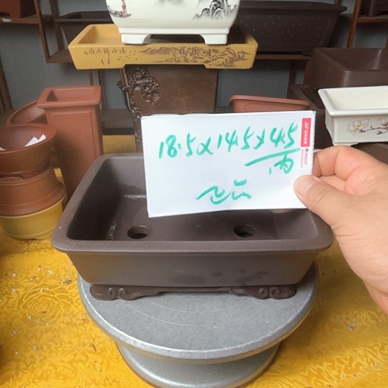 紫砂花瓶紫砂花盆