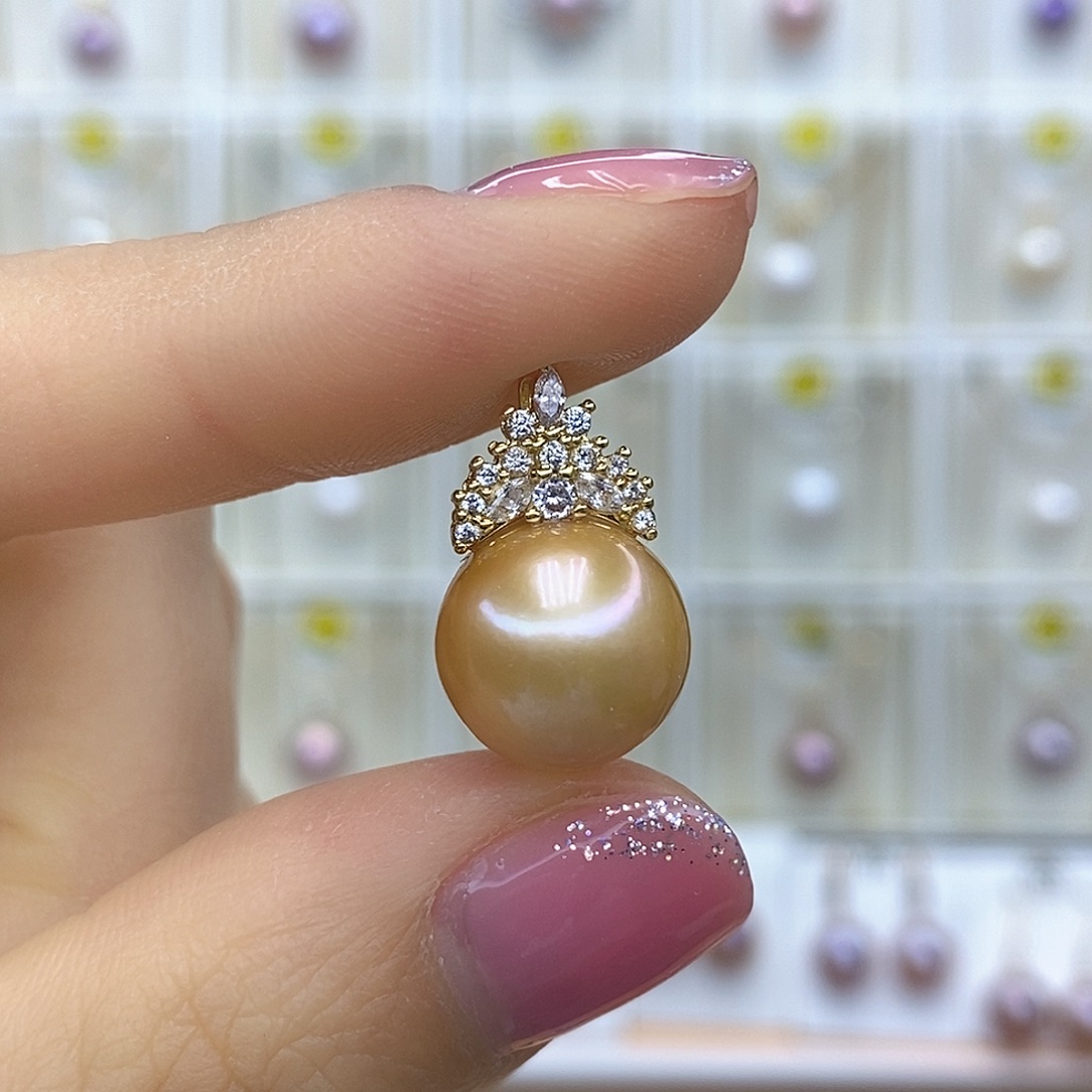 淡水珍珠未镶嵌吊坠(赠链)