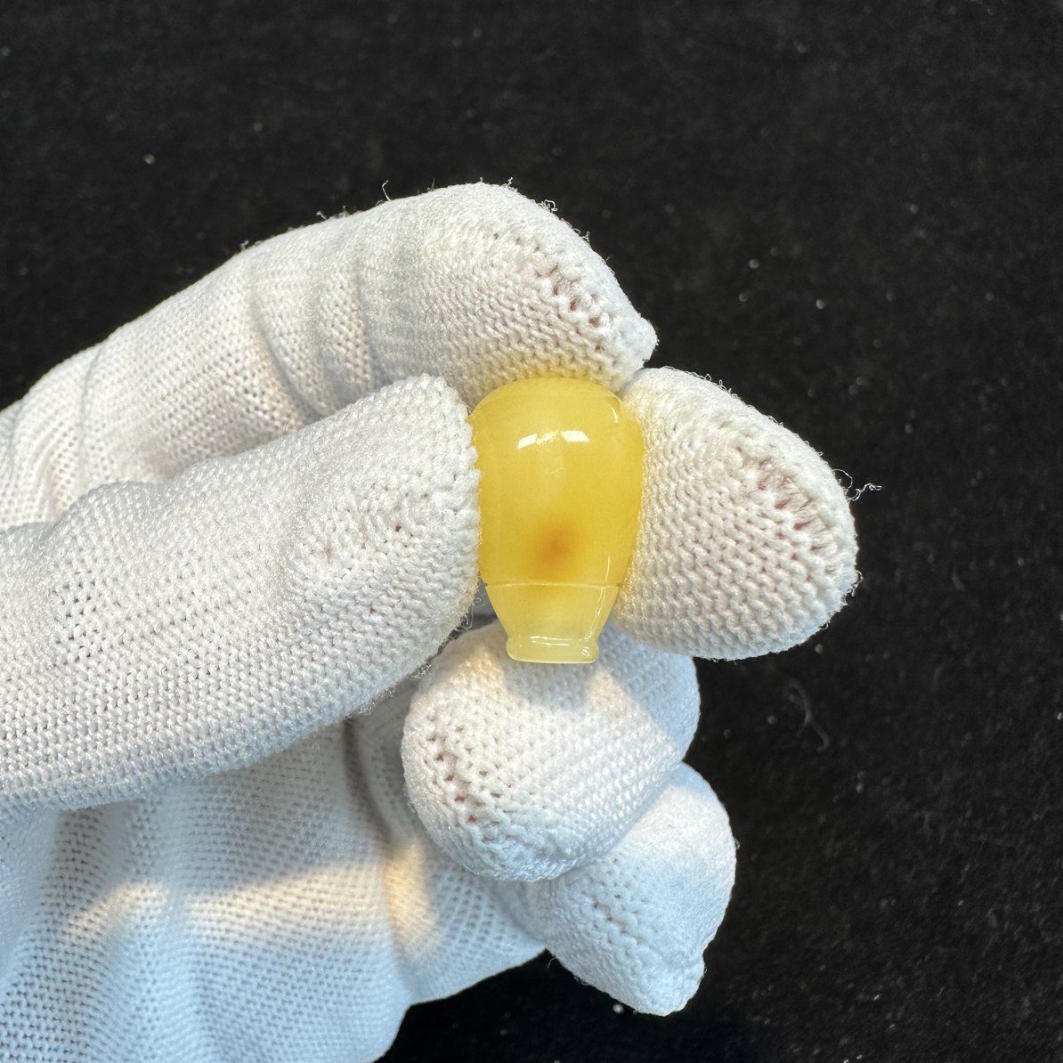 ZS3555天然蜜蜡三通西施壶对孔11.3✖️18.3无优化支持复检