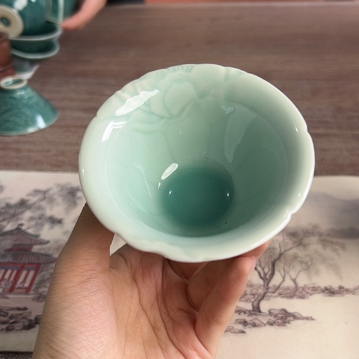 小米茶器龙泉青瓷