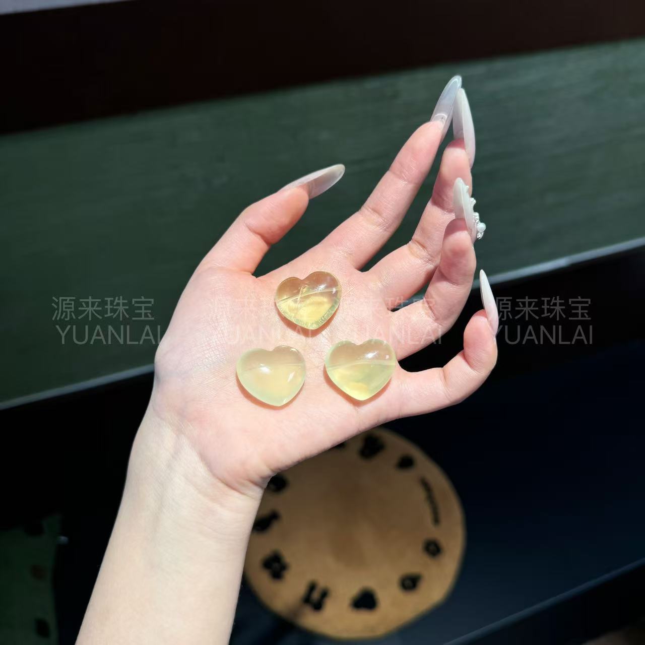 YY55*凝蜜心辰*黄水晶单吊坠（多样性发其一）