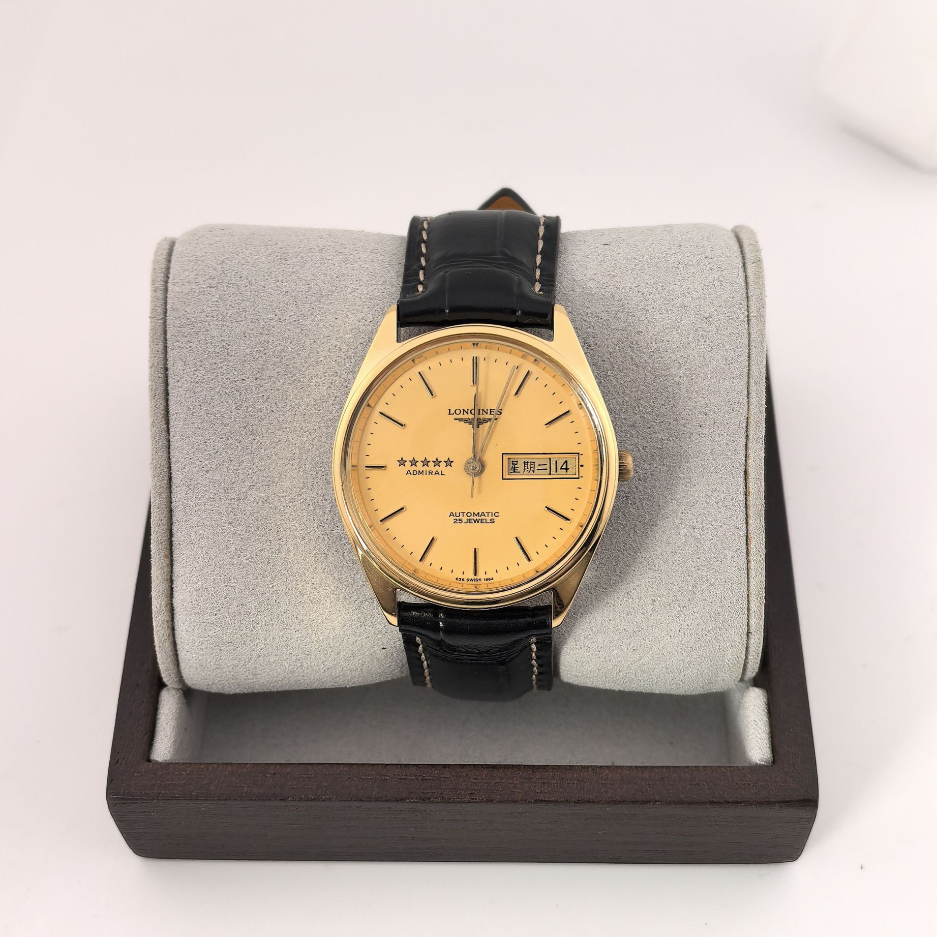 95新 Longines/浪琴 中古浪琴女表/手动机械/表经33.5mm/01960