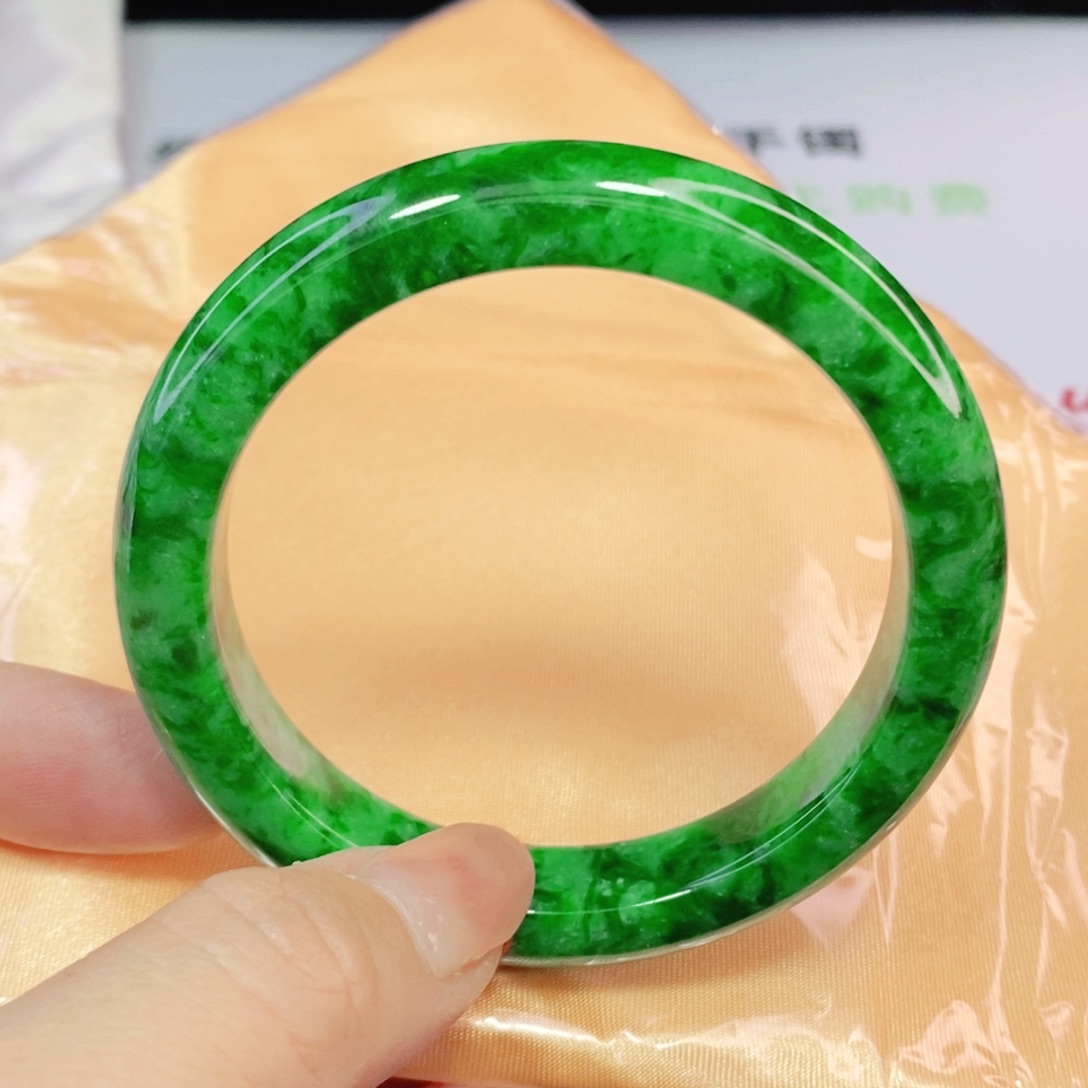 未镶嵌手镯翡翠54.3正圈
