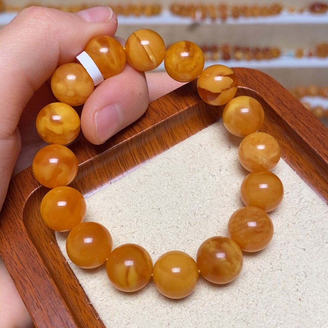 【闪购商品】未镶嵌蜜蜡手链手串