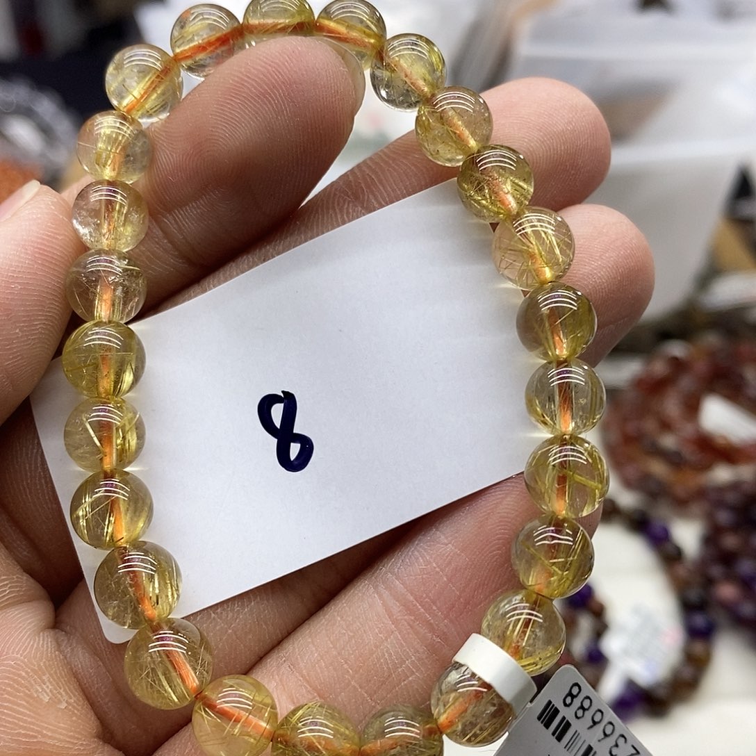 水晶手链未镶嵌天然