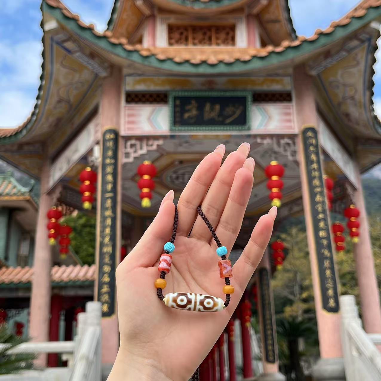 蜕变阵珠珠项链吊坠