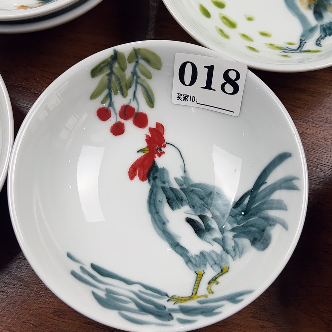 瓷片景德镇陶瓷手工手绘制作