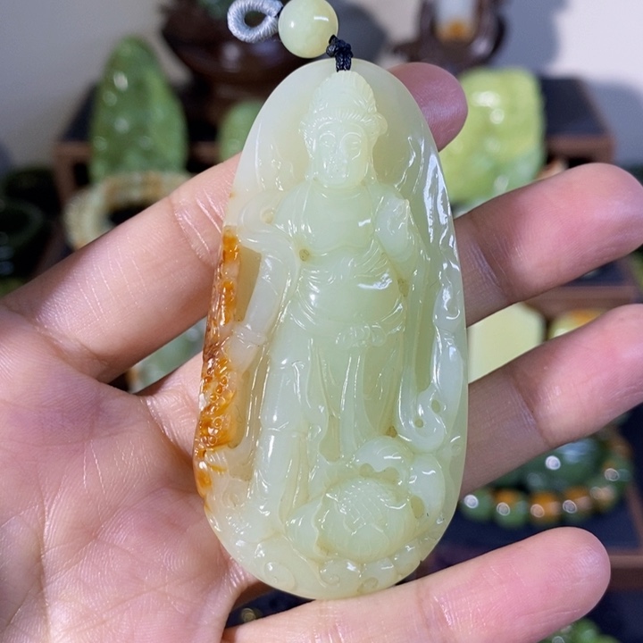 吊坠(不含链)未镶嵌和田玉冬**阳