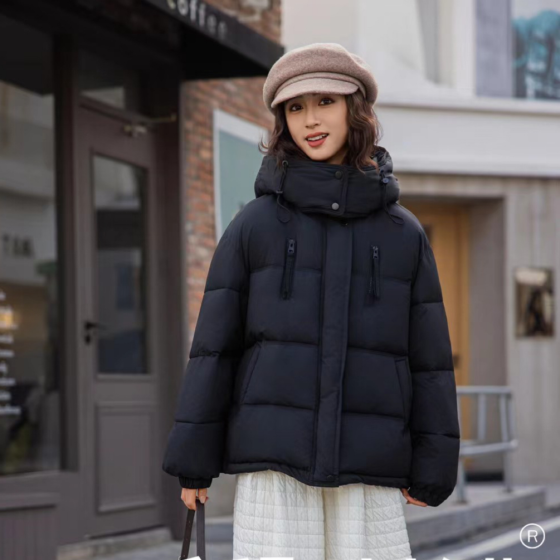 1+1童装棉衣外套加绒加厚冬季2025新款儿童冬装短款中大童棉