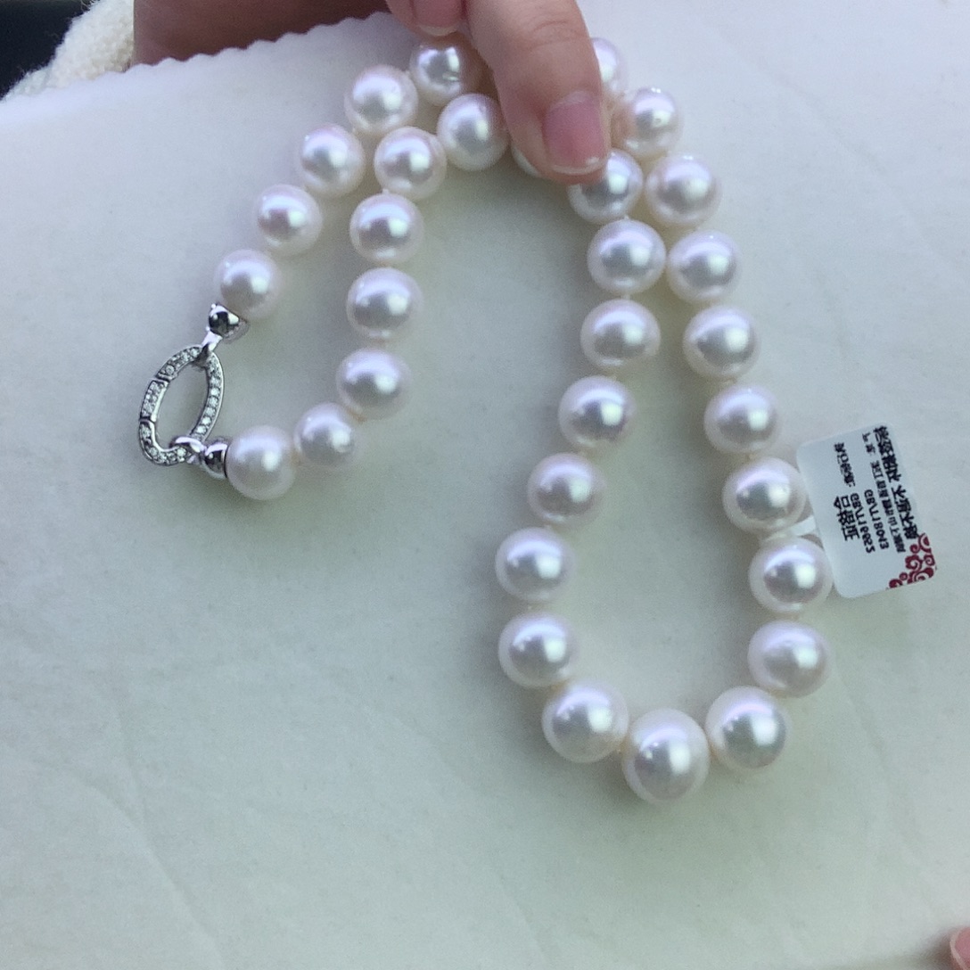 未镶嵌颈饰淡水珍珠无核12-14