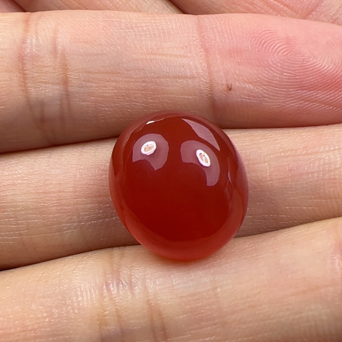 未镶嵌蛋面南红玛瑙