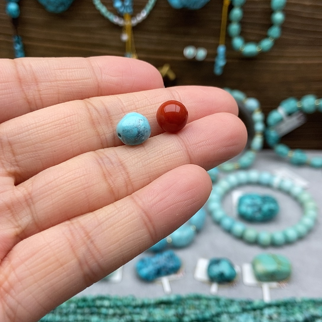 ****琳南红玛瑙未镶嵌豆子