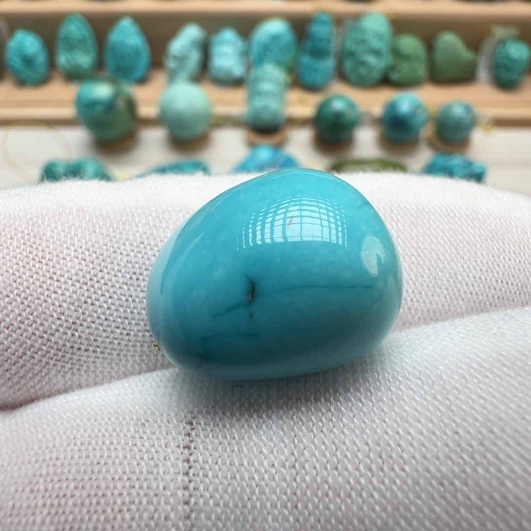 绿松石未镶嵌配饰12.7*15.5