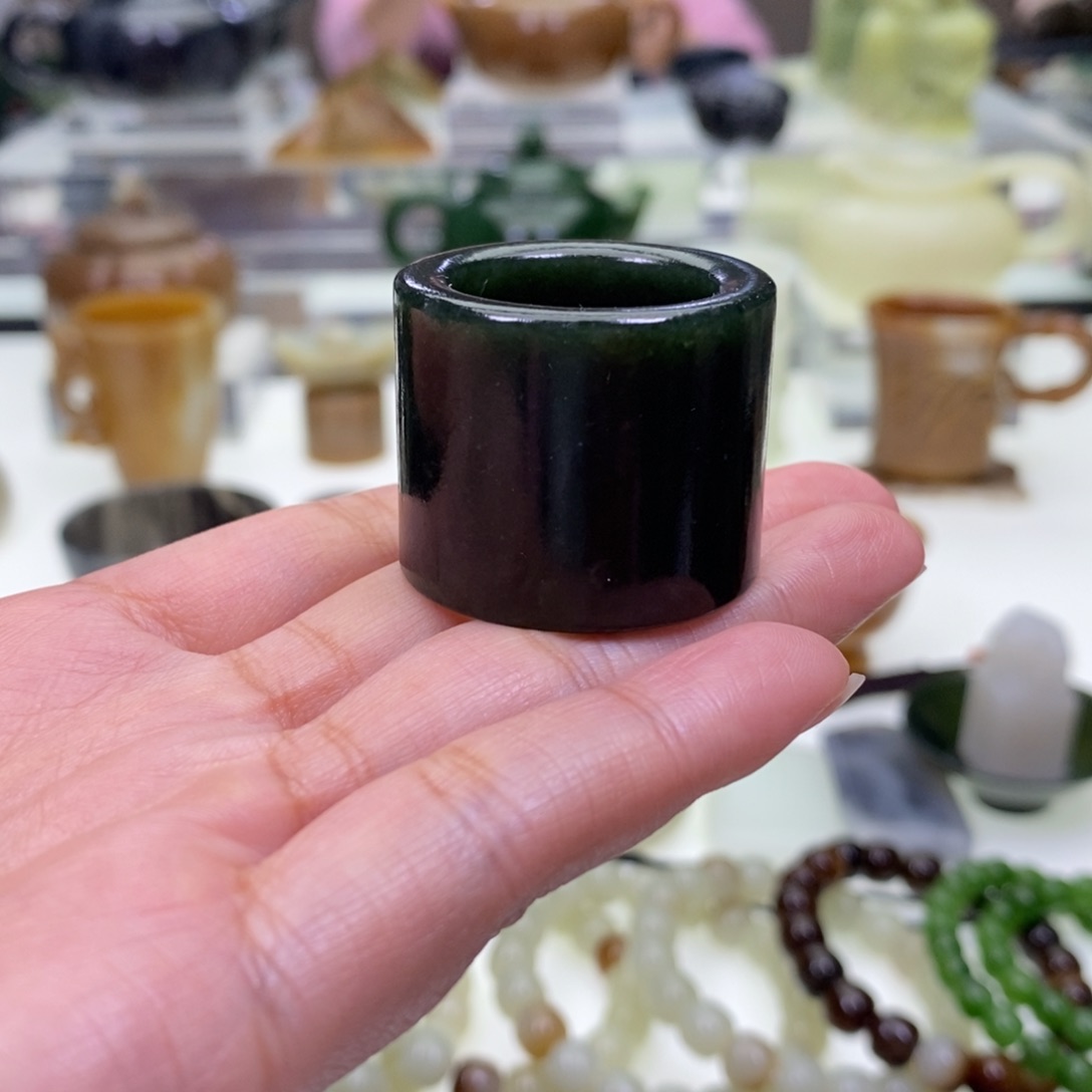 和田玉扳指未镶嵌