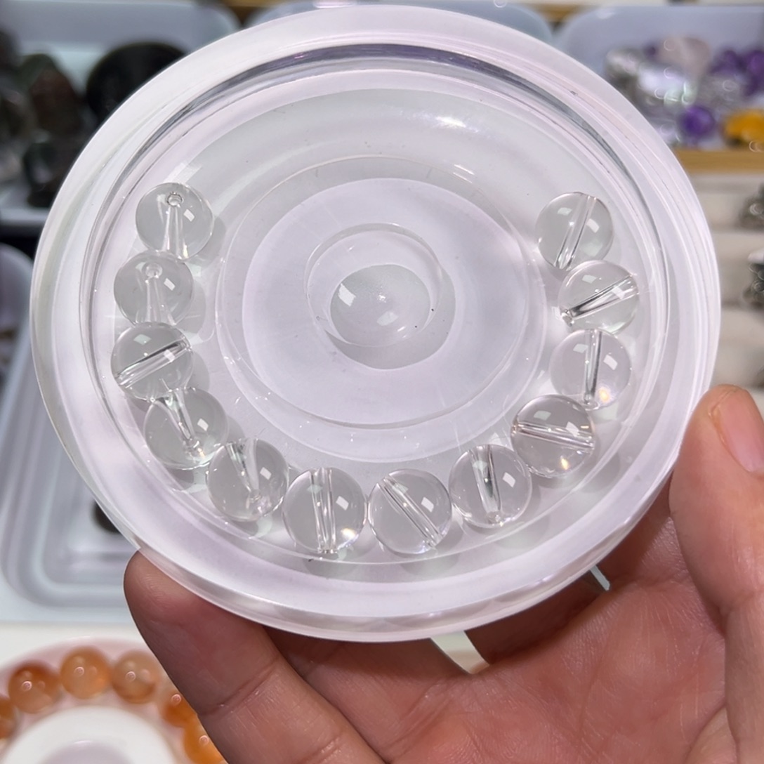 银S925镶嵌水晶手链白水晶