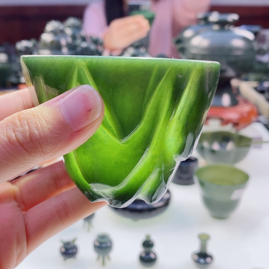 和田玉（青玉）挂件未镶嵌