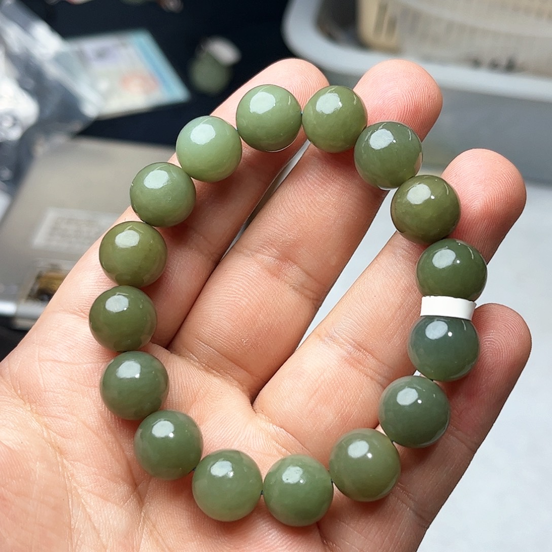 和田玉未镶嵌手链42