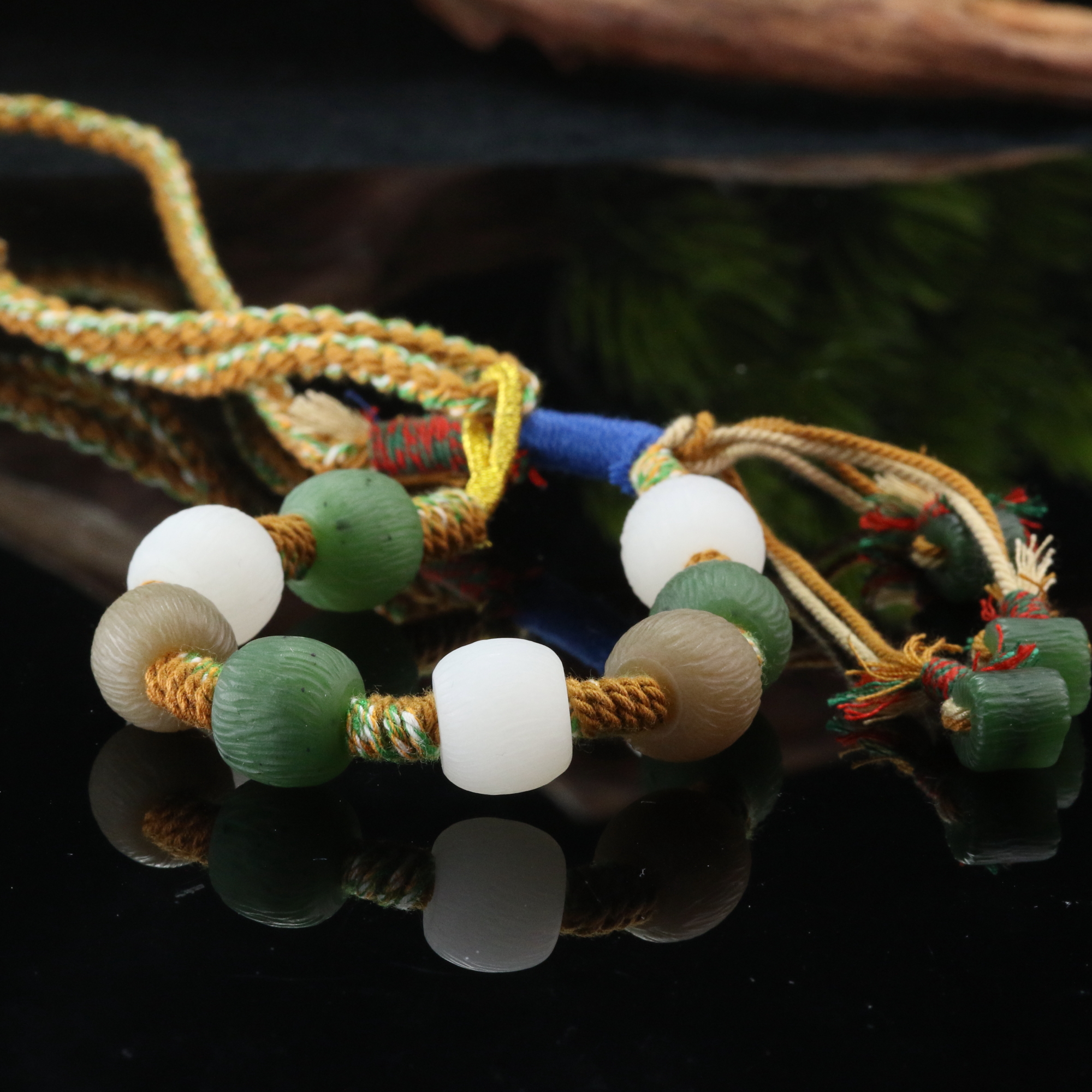 6和田玉多宝手串/501026北京中保拍卖