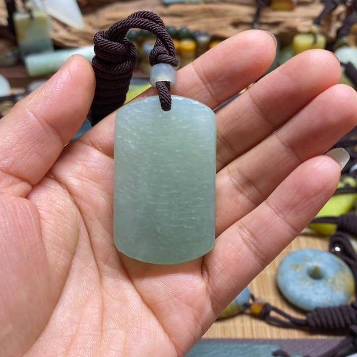 蛇纹石玉未镶嵌挂件万***到