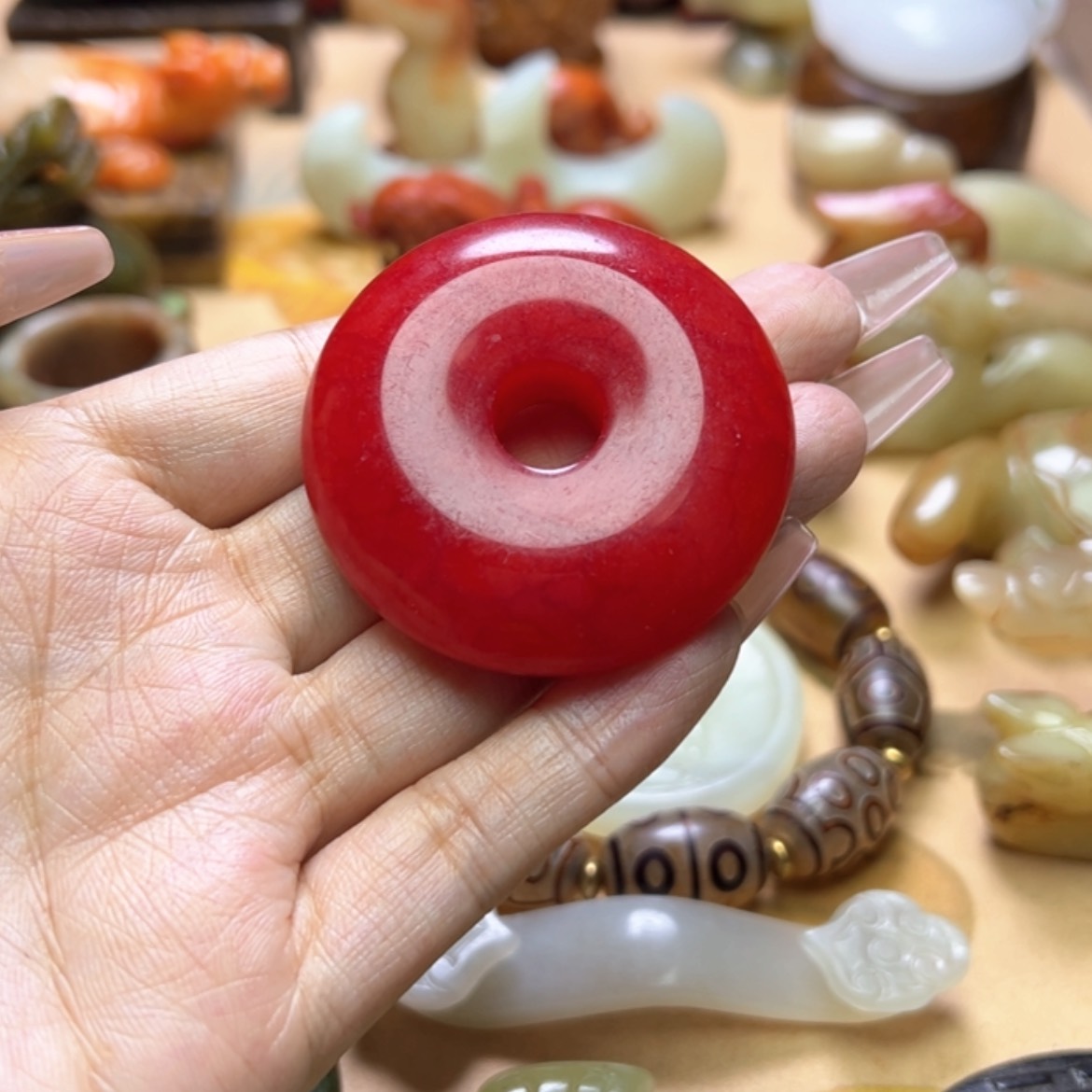 【闪购商品】蛇纹石玉颈饰未镶嵌