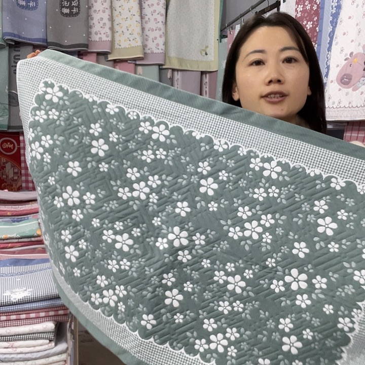 棉特价绿色小雪花