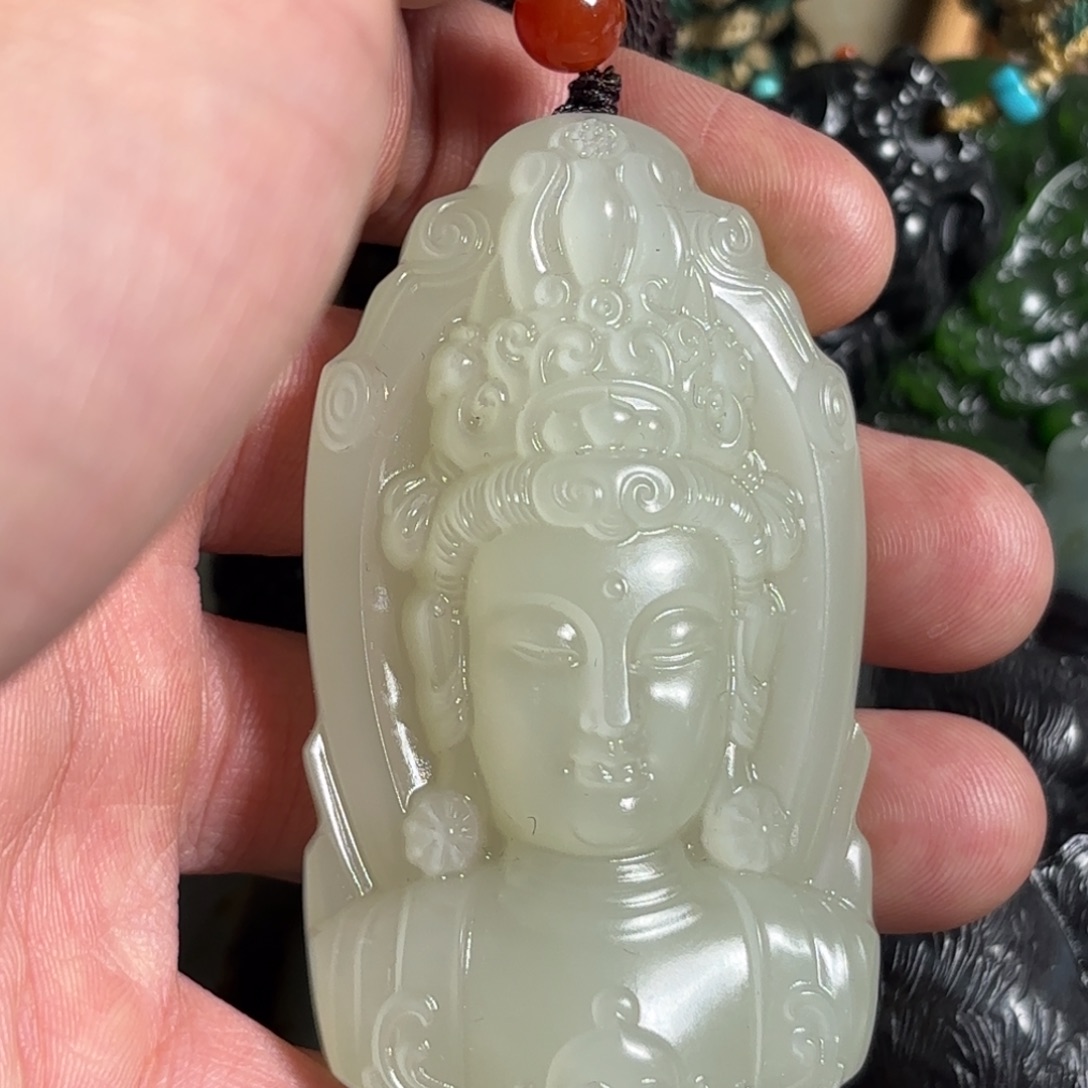 独***败和田玉未镶嵌把件