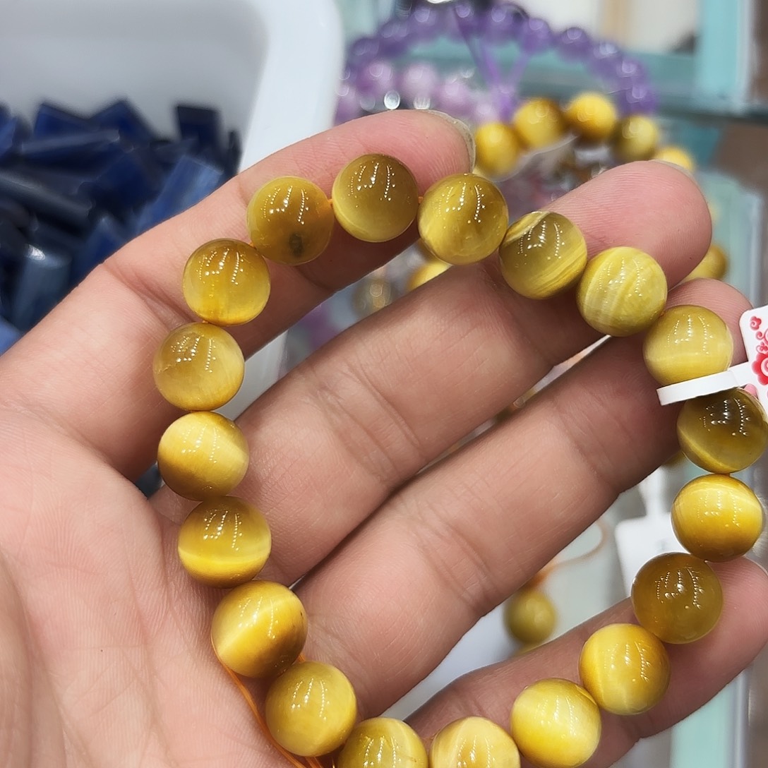 d***d水晶手串未镶嵌金虎