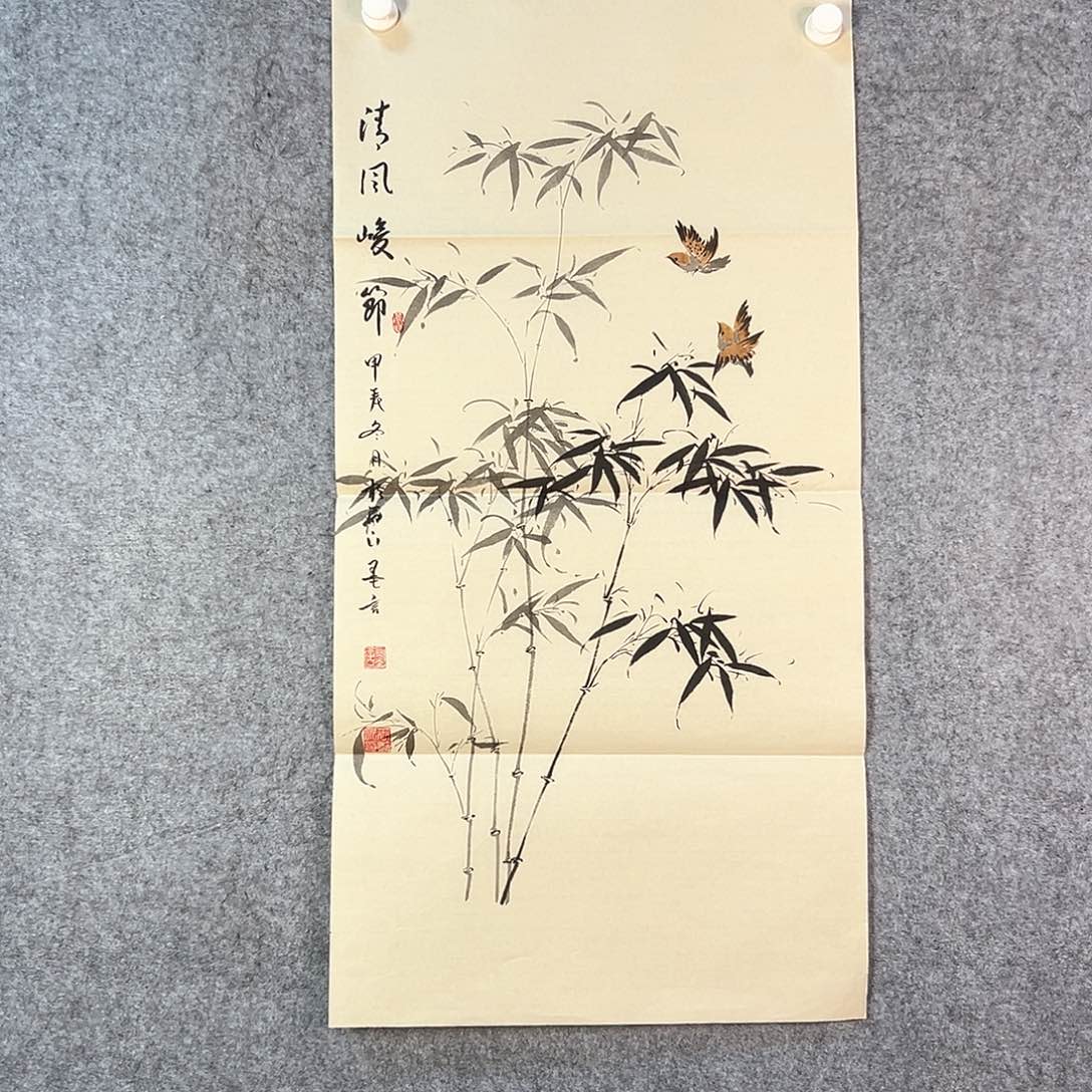 国画581 花鸟和蝴蝶都会成为我们