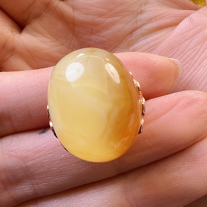 蜜蜡颈饰未镶嵌蜜蜡