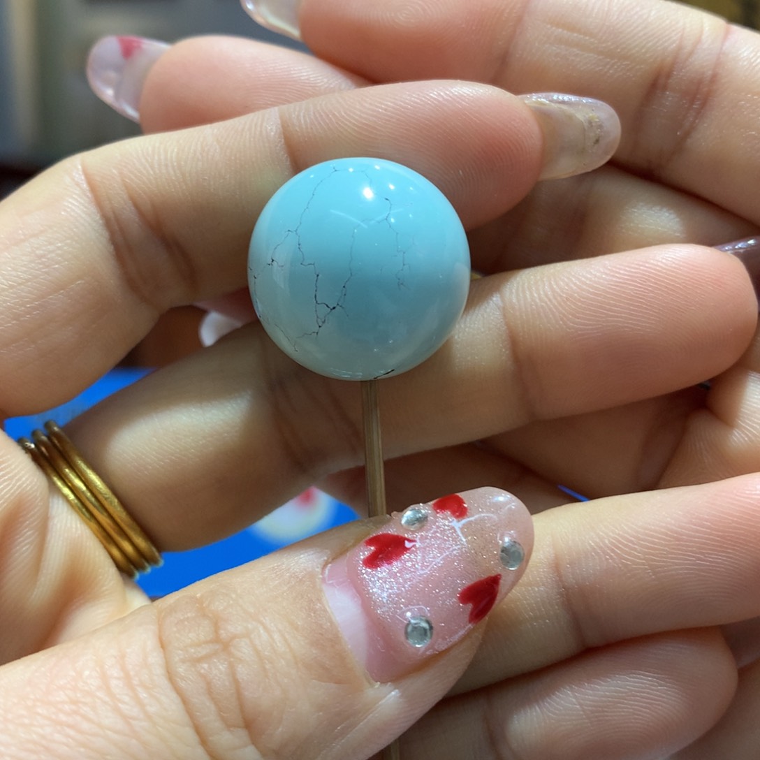 绿松石单珠未镶嵌