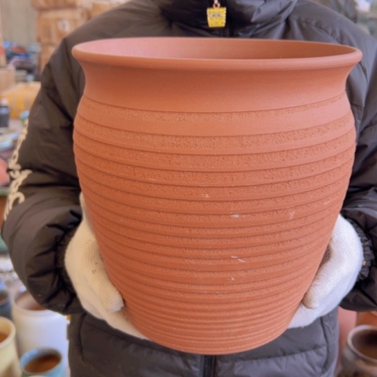 紫砂花盆高26口24——————